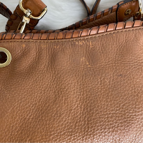 Michael Kors Pebbled Leather Satchel/Crossbody - Picture 5 of 11